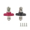 Conector de fio para terminal de bateria de RV e iate 12V, parafuso de conexão de dupla extremidade
