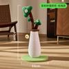 Árbol de Caqui Poste Rascador para Gatos Tabla Rascadora Vertical para Gatos Cuerda de Cáñamo Tabla Rascadora Resistente a Arañazos Resistente a las Garras Juguete para Gatos para Auto-Placer y Alivio del Aburrimiento