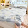 Protector de colchón de grado A para maternidad e infantil, protector de colchón de gasa de doble capa, funda de colchón completamente envolvente, sin preocupaciones para dormir desnudo, juego de tres piezas