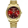 Reloj Transfronterizo 2025 Modelo Nuevo Reloj con Calendario Correa de Acero Sólido Reloj para Hombre Tendencia de Moda Negocios Resistente al Agua Reloj de Cuarzo