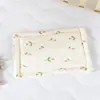 Almofada de Nuvem para Recém-Nascidos, Almofada Plana para Bebê, Almofada para Bebê, Almofada de Nuvem de Gaze, Absorvente de Suor, Respirável, Paninho de Arroto Lavável à Máquina