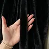 Borde de pelo sintético tipo visón en stock para capas, mantos, adornos de botas, flecos pequeños, trajes Tang, Hanfu y otros accesorios; ribete de pelo sintético de conejo