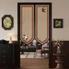 Cortina de Porta Estilo Americano de Luxo Leve, Cortina Divisória sem Furo para Hall de Entrada, Cortina Meio Comprimento para Cozinha, Cortina de Privacidade para Banheiro, Novo Modelo