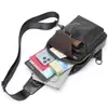 NIUCUNZH Bolsa de Pecho para Hombre de Cuero Genuino Bolso Cruzado Bolso de Hombro Deportivo Casual para Hombre Bolsa de Pecho de Piel de Vaca Transfronteriza Venta al por Mayor