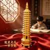 Ornatos de Pagode Wenchang de nove e treze andares personalizados de fábrica para a sala de estar, promovendo prosperidade, sabedoria e progresso acadêmico, decoração de casa