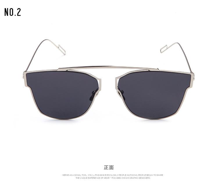 新款 时尚复古太阳眼镜 男女士经典款太阳镜驾驶眼镜 金属墨镜