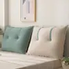 Cojín de terciopelo Cheney de lujo ligero para mesita de noche, respaldo grande extraíble y lavable, respaldo de tatami para mesita de noche, sofá de sala de estar, primera generación de pelo
