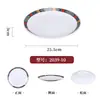 Plato de melamina, olla de cobre del viejo Pekín, plato redondo grande, res recién cortada, pierna de cordero, plato para shabu-shabu, juego de vajilla para hot pot