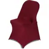 Funda elástica plegable para silla transfronteriza, funda gruesa para silla de banquete de boda de hotel, funda completa para asiento de silla, funda para taburete
