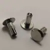 Rebite semi-oco para capacete 4 10 cabeça chata bagagem Rebite 4 9 resistência modelo de fábrica livro de modelo prego semi-oco