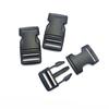 Hebilla de plástico de fábrica, ajuste de correa, hebilla de ajuste de fijación, hebilla de seguridad de mochila semicircular de 25 mm, hebilla de equipaje
