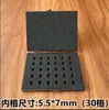 Caja BGA, caja para componentes de chip IC, caja para obleas de silicio IC, caja para piezas, espuma antiestática, compartimentos ranurados y otros.