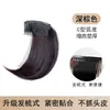 Pente para volume com mechas de cabelo artificial, uma ferramenta para aumentar a altura e o volume do cabelo para pessoas preguiçosas, aplique de cabelo invisível e sem costura para penteados presos.