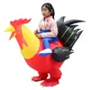 Pantalones de Animales de Muñeco de Cerdo Divertido Montando Perro Gato Gallo de Douyin, Muñeco de Animal Montura, Accesorios Inflables, Disfraz