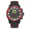 Nuevo Reloj Megir para Hombre 2022, Marca de Moda Multifuncional Cronógrafo Impermeable Silicona Cuarzo 2133