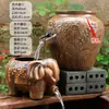 Fuente de Agua Tradicional de Cascada con Agua Circulante, Acuario Ecológico, Maceta de Cerámica para Paisajismo, Paisaje de Jardín, Estanque de Peces