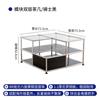 Gabinete Modular Usado Aparador de Acero Inoxidable Fábrica Ins Gabinete de TV Minimalista Moderno Arcón