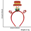 Diadema Decoración Fiesta Navideña Diadema Niños Tema Navideño Disfraz Accesorios para la Cabeza Diadema de Reno y Papá Noel