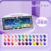Caneta Marcadora Glitter com Ponta Macia, Caneta Marcadora Luminosa, Caneta Fluorescente, Tinta Estrela Cintilante para Pintura, Caneta Glitter de Ponta Dupla