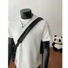 2026 Verano Nuevo Camiseta de Manga Corta para Hombre Corte Regular Cuello Redondo Liso Moda Juvenil Casual Camiseta de Color Sólido Patchwork