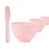 Herramientas para Mascarillas, Bol de Silicona para Mascarillas, Palillo Mezclador de Mascarillas, Brocha para Mascarillas, Brocha Mezcladora para Mascarillas Caseras DIY, Herramientas de Belleza y Maquillaje