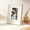 Soporte de exhibición de marco de fotos estilo nórdico minimalista 67810 pulgadas Marco para óleo A4 con sensación de alta gama, marco de fotos decorativo para montaje en pared, venta al por mayor y hecho a medida