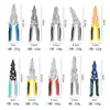 Nuevas Pinzas Pelacables Multifuncionales para Pelar Cables, Prensado y Enrollado Especial de Cables, Pinzas Electricista Industriales Universales para Cortar Cables y Tubos