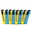 Soporte para cúter de arte tamaño pequeño papelería Deli 2052 cuchillo para cortar papel tamaño pequeño cuchillo para papel tapiz pequeño cuchillo de plástico cuchillo para papel tapiz azul amarillo
