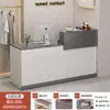Mostrador de Recepción para Restaurantes, Mostrador de Caja Registradora Especializado, Barra de Bar Pequeña, Mostrador de Recepción Multifuncional para Supermercados y Tiendas de Ropa