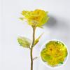 Rosa colorida deslumbrante rosa luminosa decoração de flor artificial a laser decoração de flor artificial presente para Dia dos Namorados Dia das Mães
