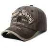 Boné de Baseball Bordado Lavado Vintage Transfronteiriço Masculino Primavera e Outono Novo Boné Vintage Bico de Pato Chapéu de Sol Chapéu Casual para Exterior