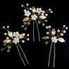 Accesorios Europeos y Americanos Transfronterizos para el Cabello de Novia de Aliexpress, Adornos para el Cabello de Perlas Hechos a Mano, Accesorios para Peinados de Boda, Horquillas, Pasadores