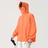 Ropa Nueva de Verano para Hombre con Protección Solar, Chaqueta Casual Holgada con Capucha para Exteriores, Color Sólido, Anti-UV, Moda Versátil
