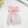Falda de Malla Encaje Borlas Lazos Hecho a Mano DIY Ropa para Muñecas Accesorios para Pelo de Mascotas Accesorios Decorativos para Ropa Suministros