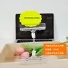 Clipe de publicidade POP clipe de cristal duplo etiqueta de preço de mercadoria de supermercado etiqueta de preço adesiva explosiva etiqueta de preço especial transparente