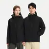 Chaqueta ligera de una sola capa para exteriores para hombre, cortavientos e impermeable, chaqueta de montañismo estilo pareja con capucha, chaqueta de trabajo para mujer