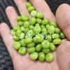Fivela de Jade Verde Fruta Contas de Ábaco Contas Soltas de Jade Separadores de Pedra de Quartzo Acessórios para Joias Contas Artesanais Atacado