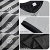 Camisa Polo de Manga Corta con Cuello Redondo y Estampado de Rayas Color-Block para Hombre de Verano Ropa Masculina Casual de Negocios Europea y Americana Amazon Transfronterizo