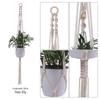 Cross-border Amazon Flower Pot Net Pocket Planta Flower Pot Cesta Suspensa Decoração Tecido Suspenso Floreira Bolso Net