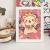 Pintura de Diamantes para Niños al por Mayor Pintura de Pegar Pegatinas de Diamantes con Marco de Fotos Paquete de Materiales Hechos a Mano DIY Mampostería Completa de Diamantes de Dibujos Animados