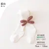Meias-calças de bebê selecionadas cuidadosamente para outono e primavera, calças-meia para meninas, algodão flor de princesa classe A, calça base para bebê, gancho PP grande