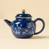 Tetera Cerámica Pequeña Danza de Flores y Mariposas del Fabricante para Uso Doméstico, Tetera Individual, Nuevo Modelo 2026, Separación de Té y Agua, Juego de Té de Alto Valor