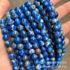 Cuentas sueltas de piedra emperador natural, accesorios de joyería para bricolaje, pulsera con cuentas de flores, collar de piedra emperador púrpura, venta al por mayor transfronteriza