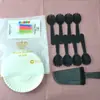 Pastel de cumpleaños cuchillo tenedor plato vela plato de cena plato juego de vajilla plato de papel desechable combinación de cuchillo y tenedor de plástico estampado floral