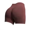 Shorts fitness de três segmentos sem costura para mulheres, cintura alta, levantamento de bumbum pêssego, shorts esportivos, justos, secagem rápida, shorts de yoga