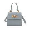 Color Sólido Patrón de Piedra Texturizada 2026 Moda Nuevo Estilo Retro Simple Verano Casual Bolso de Hombro Pequeño Cuadrado