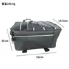 Paquete conductor designado paquete asiento trasero bicicleta eléctrica plegable impermeable caja de almacenamiento para asiento trasero bolsa trasera para bicicleta de montaña bolsa para portaequipajes trasero de ciclismo