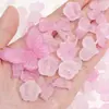 Acrílico Escarchado Gelatina Dos Tonos Moño Pieza Redonda Accesorios DIY Pulsera de Cuentas Hecha a Mano Accesorios para Collar