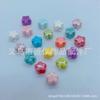 Estrela de cinco pontas esmaltada tamanho pequeno contas soltas de cerâmica pulseira de miçangas macaron DIY acessórios de joias atacado de fábrica