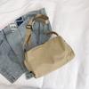 Moda Color Sólido Gran Capacidad Bolsa Cuadrada Pequeña 2024 Otoño Nuevo Deportes Simple Casual Viajero Bolso de Hombro